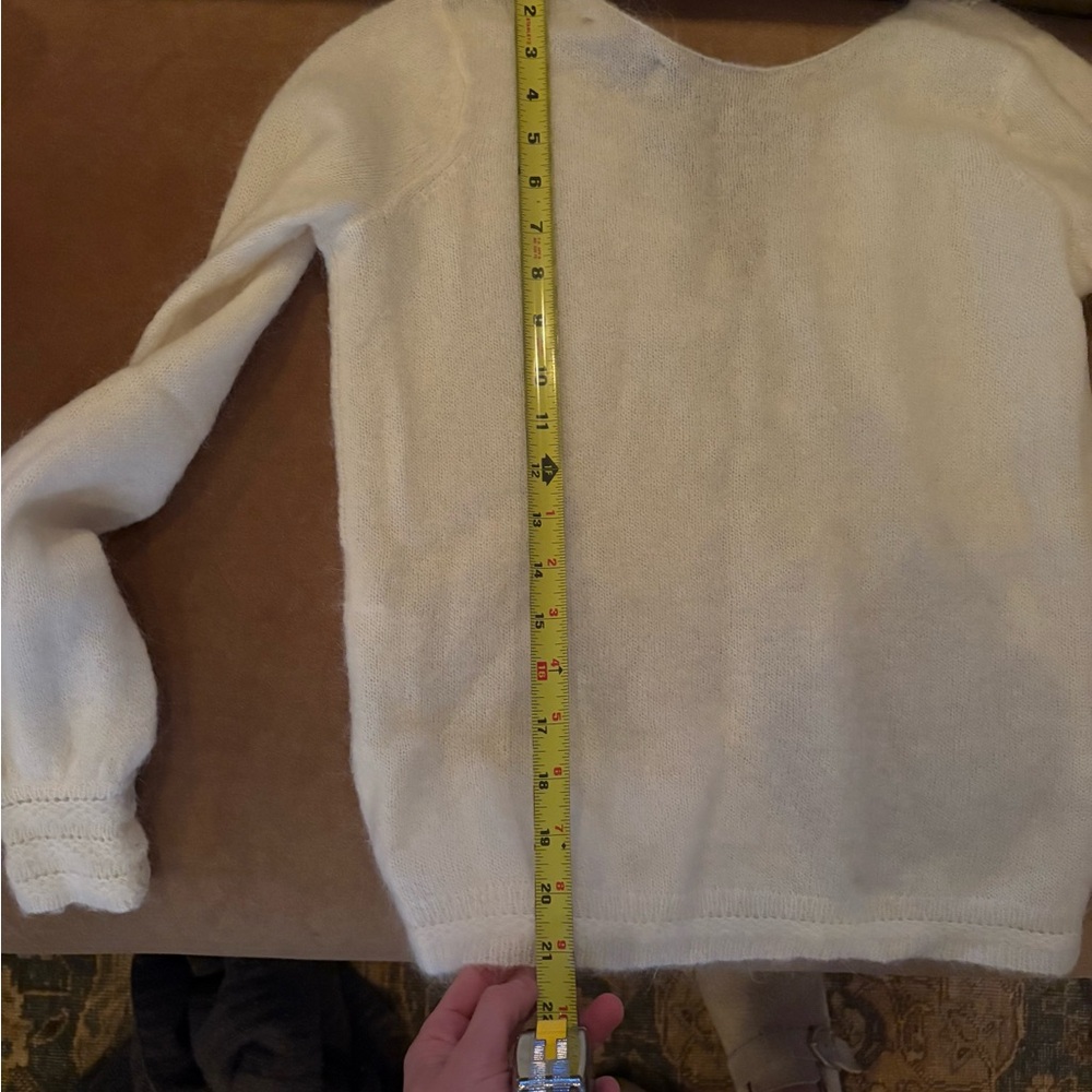 Sezane Henria Cardigan in Ecru Size XXS - Picture 6 of 7